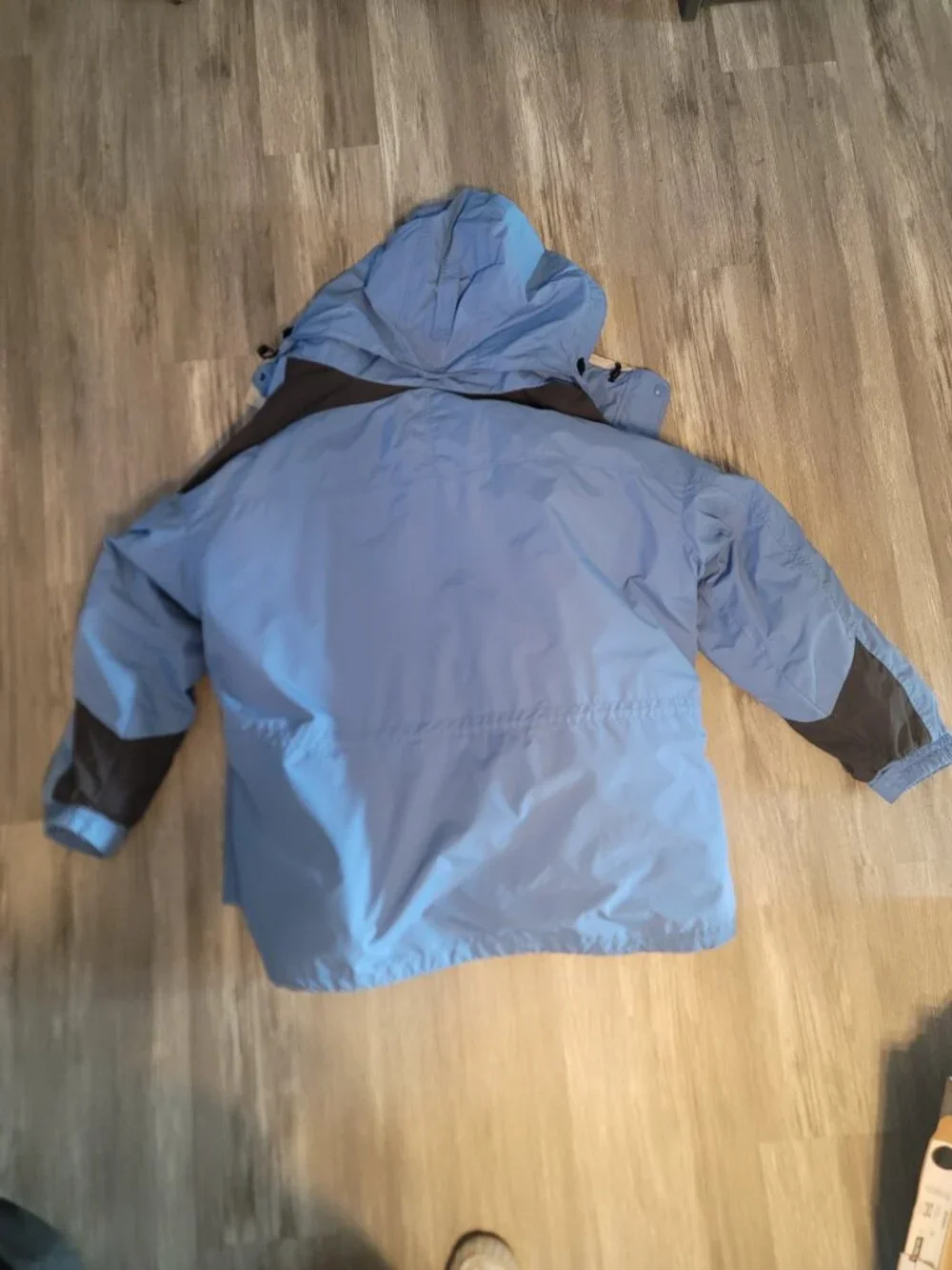 Womens light blue double layered full zip Columbia coat - size 3X